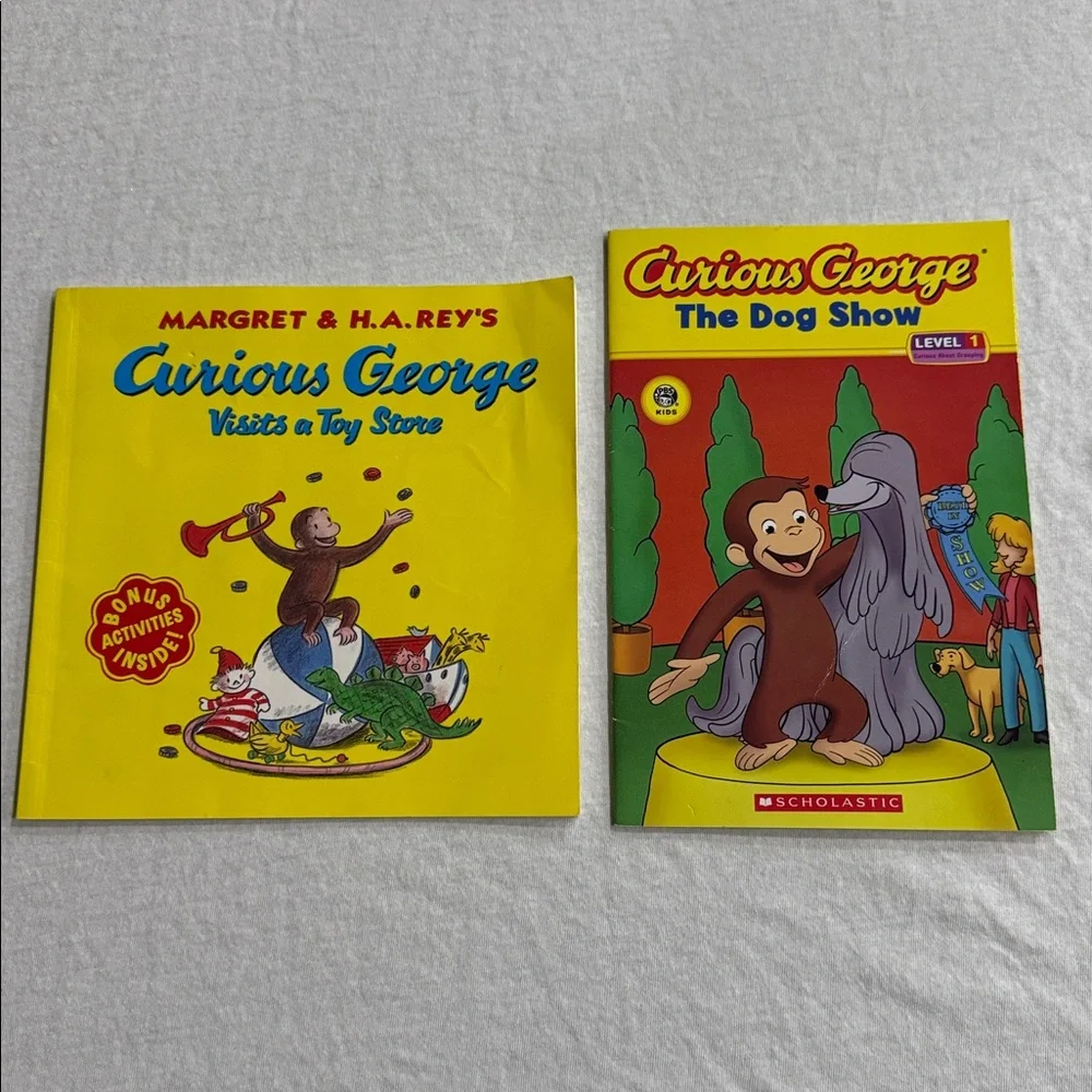Set of 2 Curious George Books